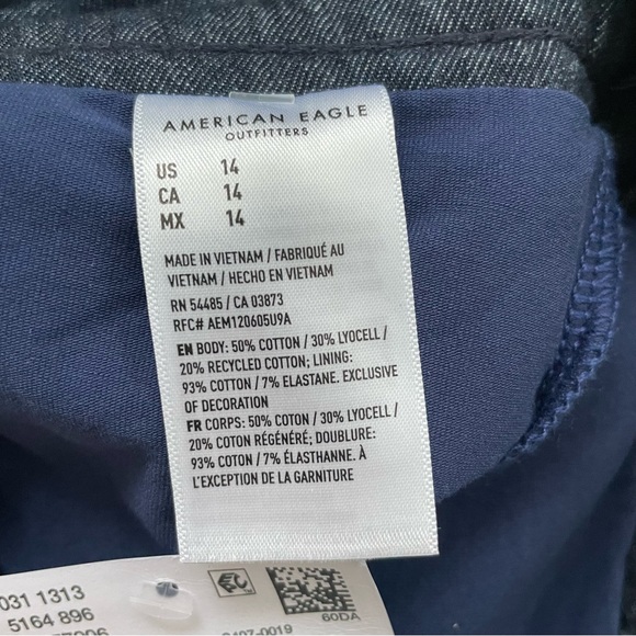 American Eagle Denim Bubble Skort Size 14 NWT - Picture 9 of 12